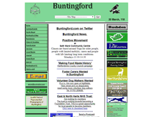 Tablet Screenshot of buntingford.com